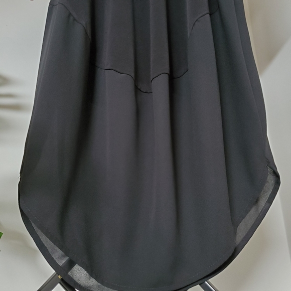 Long Black Tunic Top - Picture 3 of 5